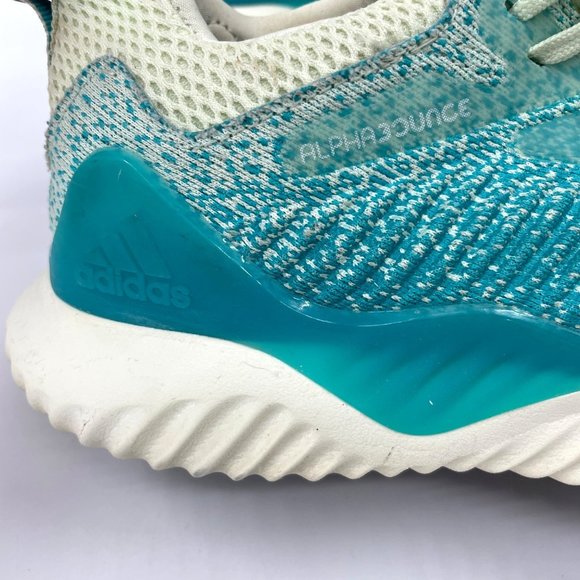 Adidas Womens Alphabounce Beyond Sneakers in Teal - Picture 4 of 10